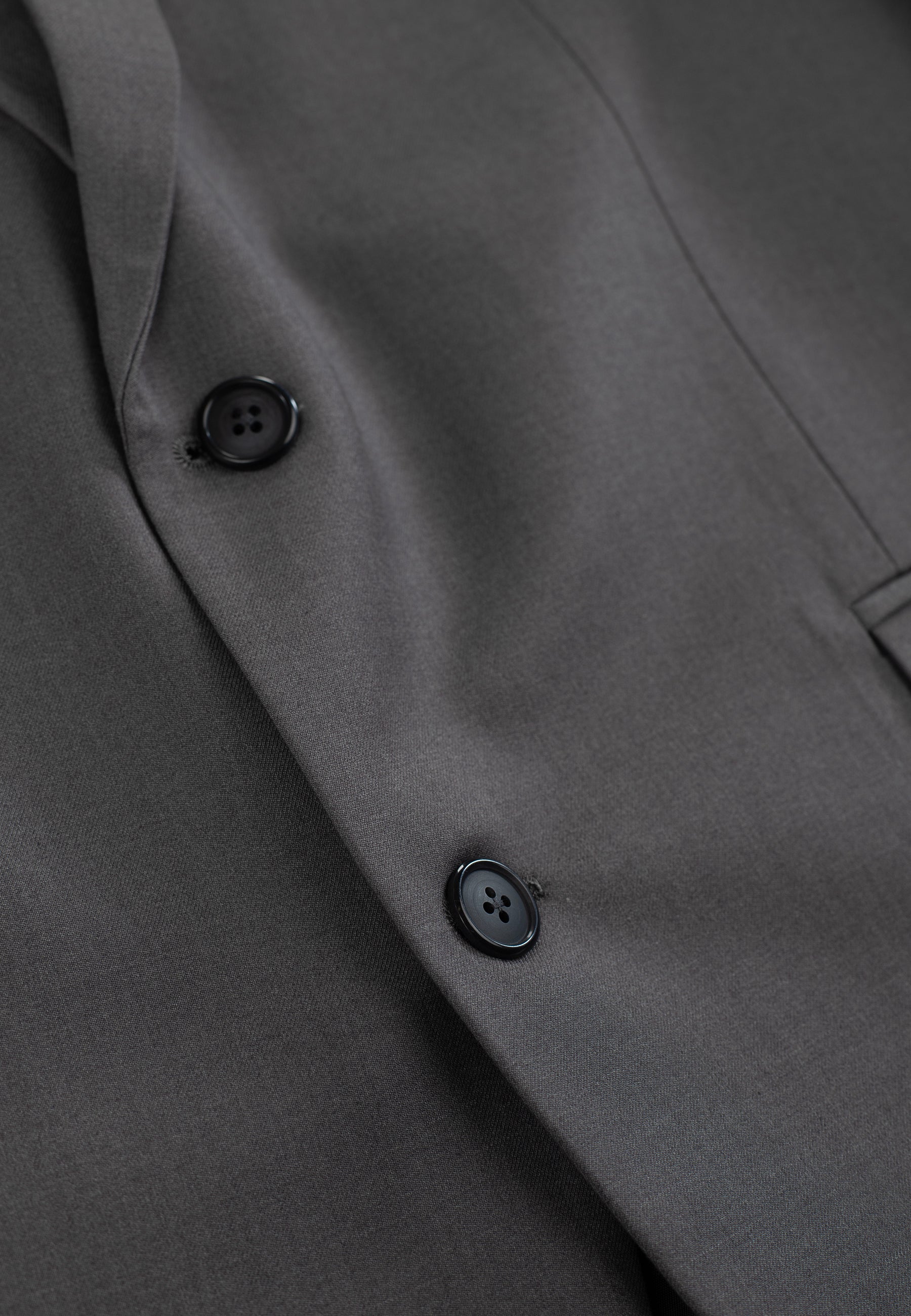 Tailored Blazer - Melange Grey