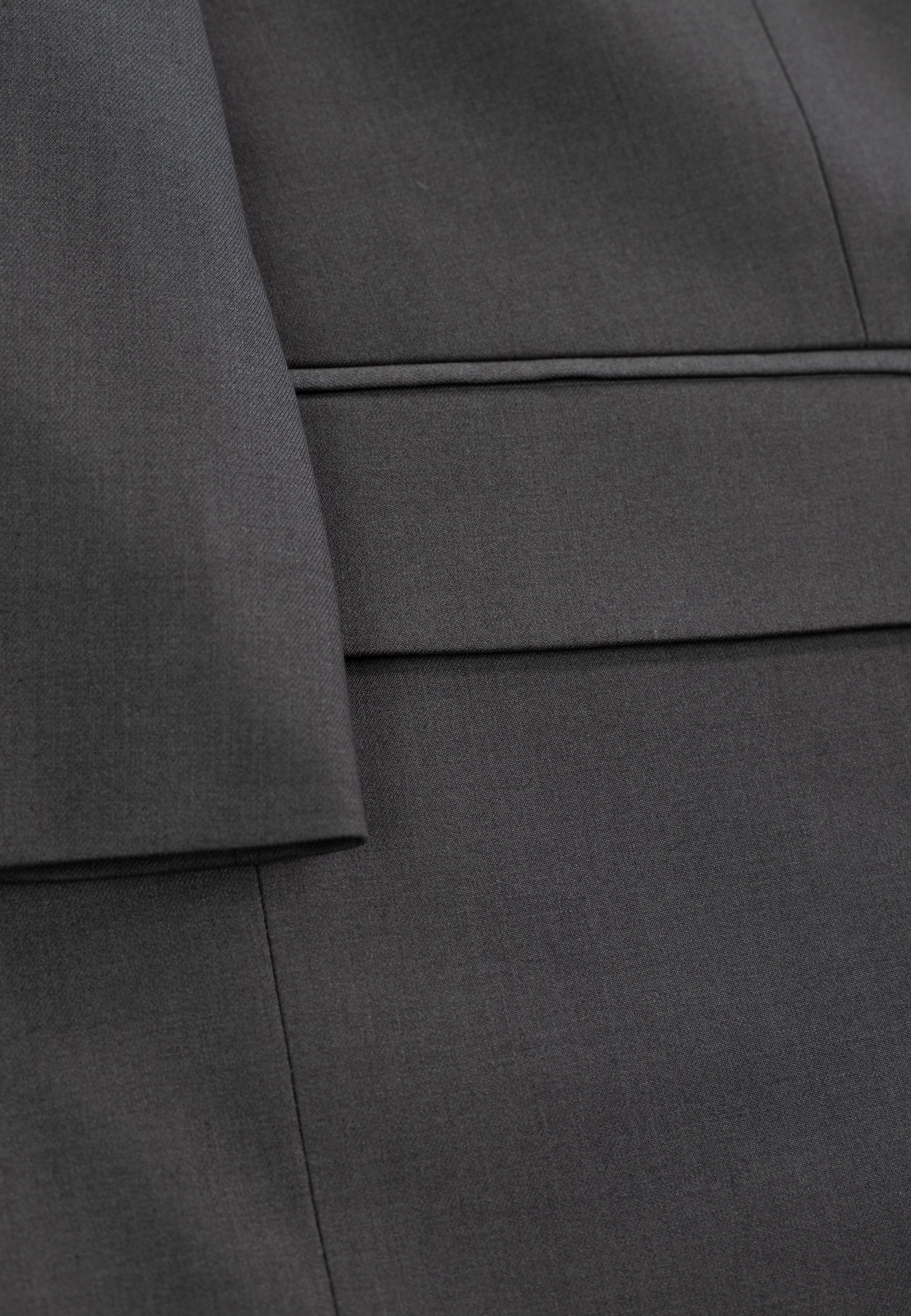 Tailored Blazer - Melange Grey