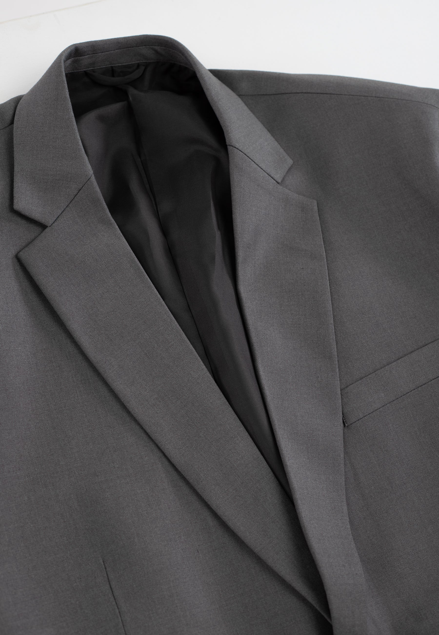 Tailored Blazer - Melange Grey
