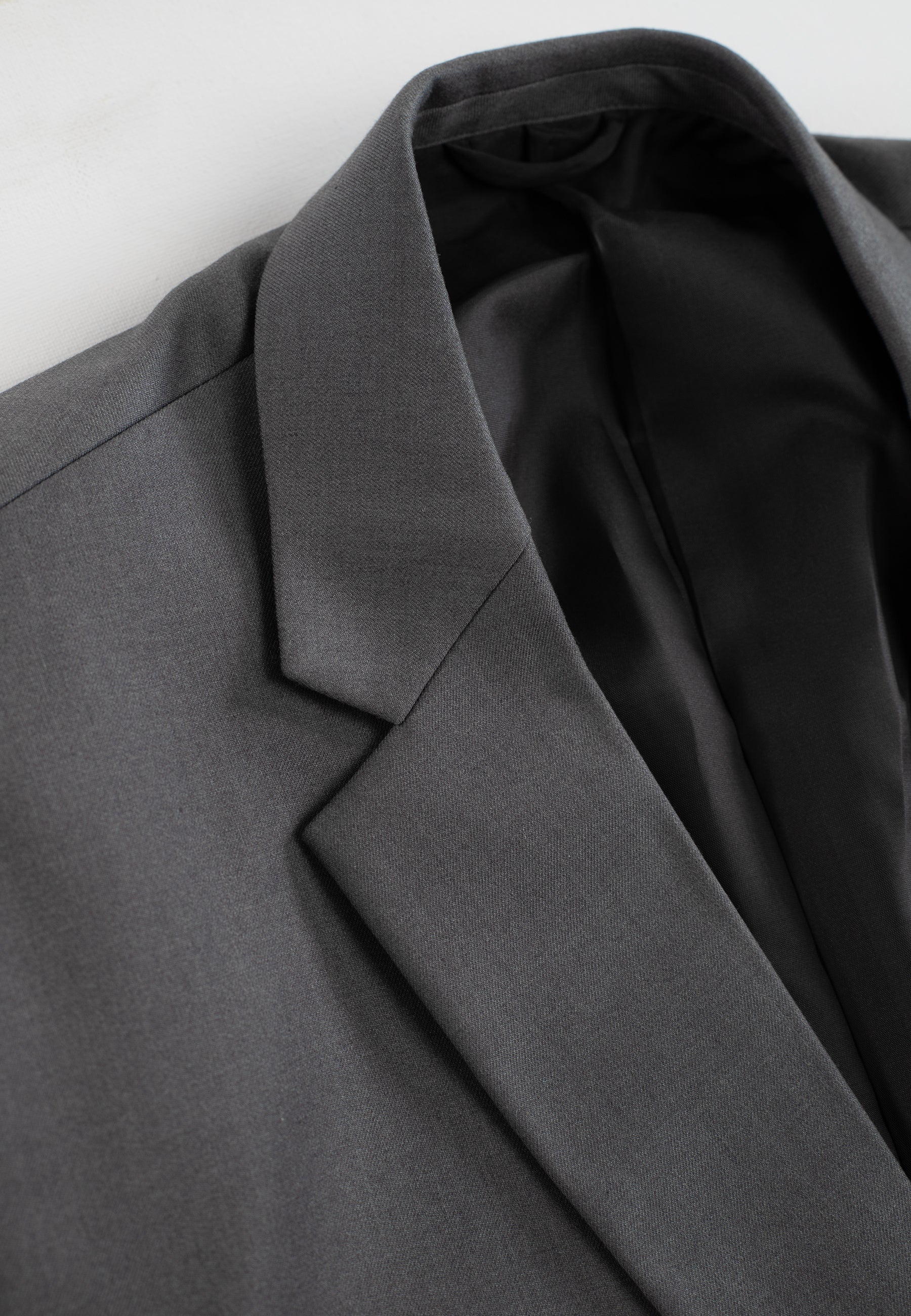 Tailored Blazer - Melange Grey