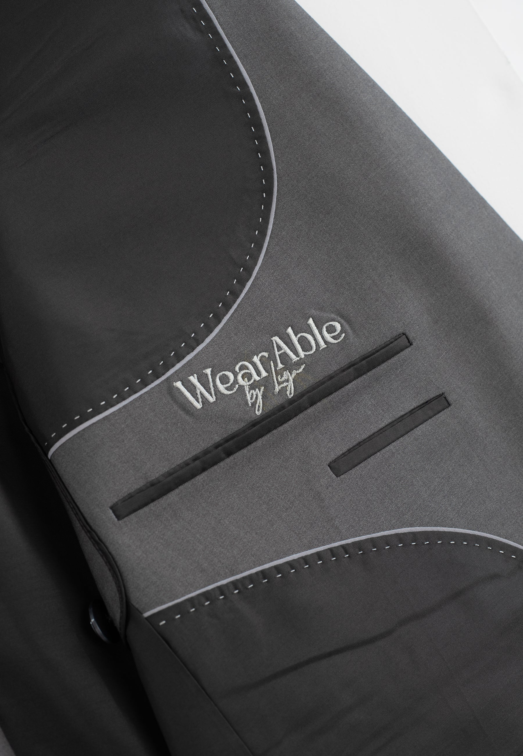 Tailored Blazer - Melange Grey