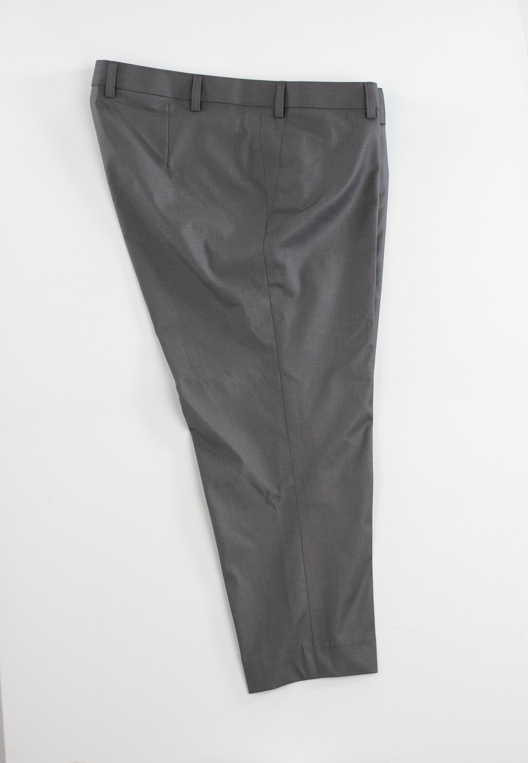 Tailored trousers - Melange Grey